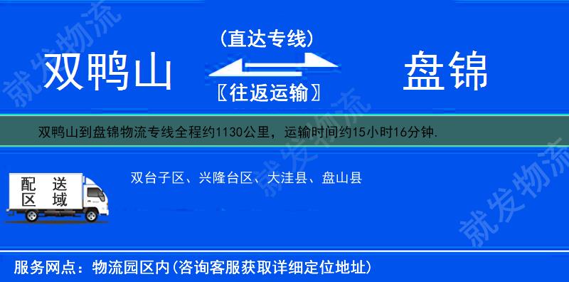 雙鴨山到盤錦貨運(yùn)專線-雙鴨山到盤錦貨運(yùn)公司-雙鴨山發(fā)貨到盤錦-